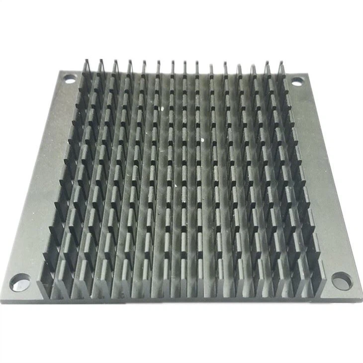 Large Aluminum CNC Machining Heat Sink Extrusion