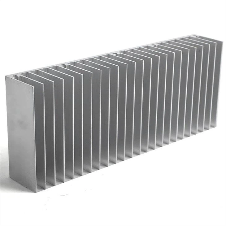 Large Aluminum CNC Machining Heat Sink Extrusion
