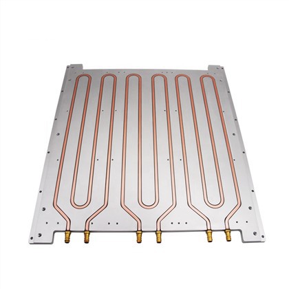 Алуминијумски хладњак са водом хлађеним плочама са бакарним цевима